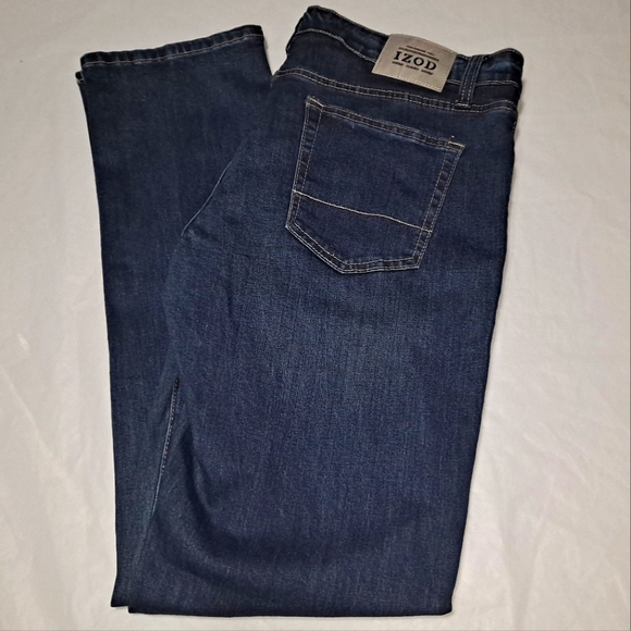 Izod | Jeans | Izod Comfort Stretch Straight Fit Mens Jeans 36x34 Blue ...